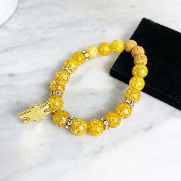 Aromatherapy Autism Awareness Lava Stone Handmade - Picture 9 of 10